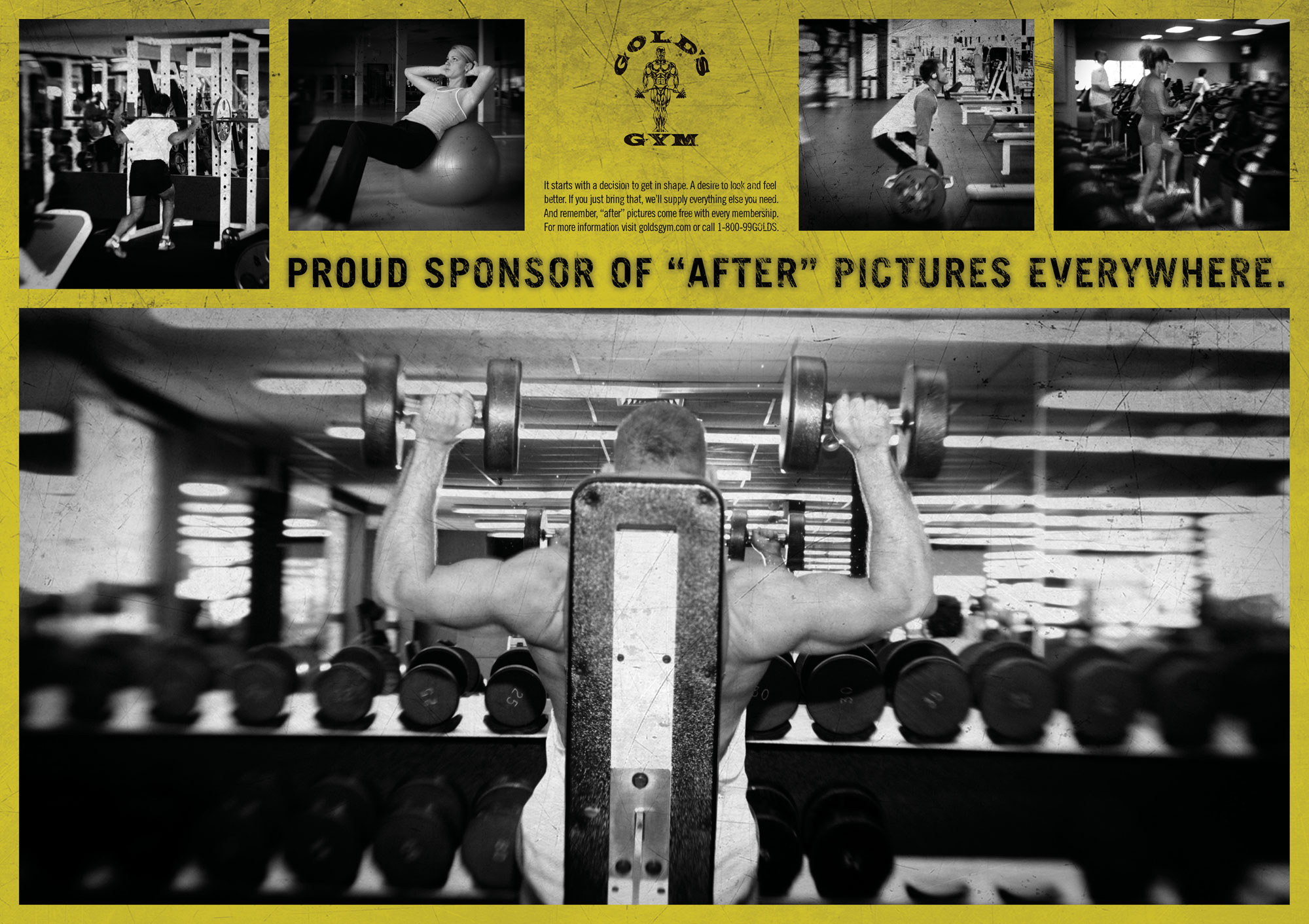Gold's Gym Franchise Campaign: Trophy