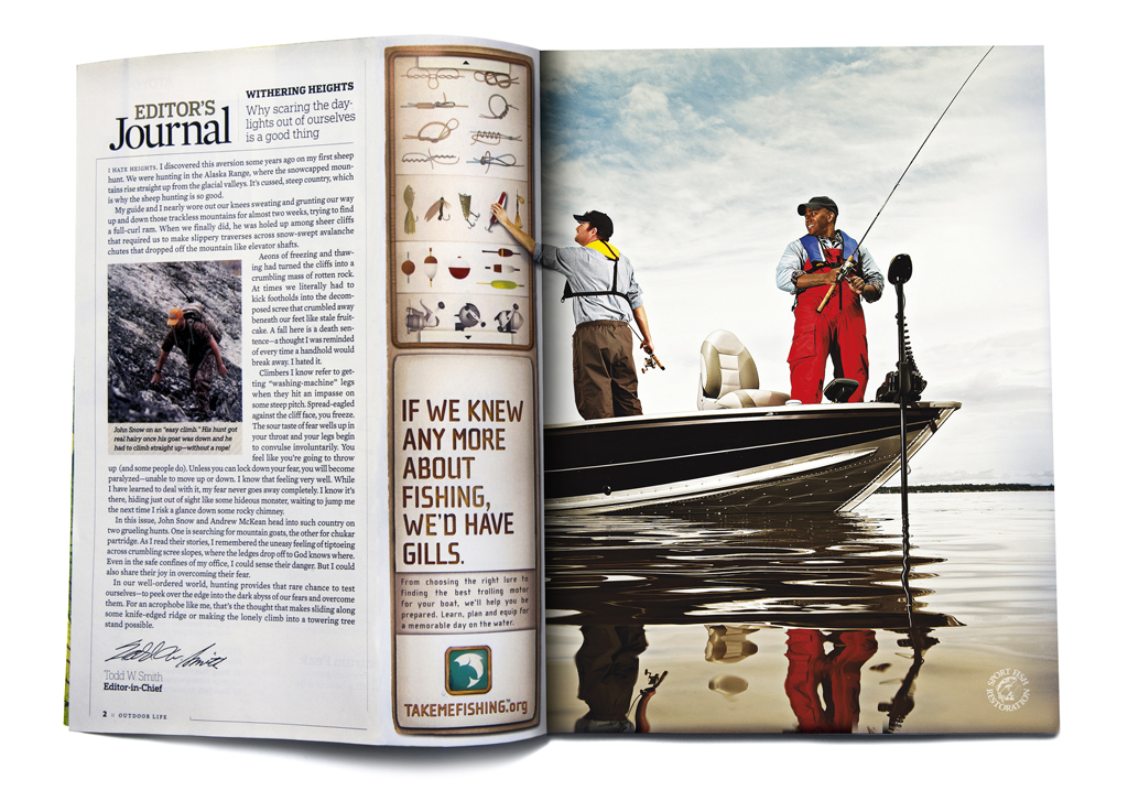 TakeMeFishing.org Page Lift/Reach for Lure/Page Tear