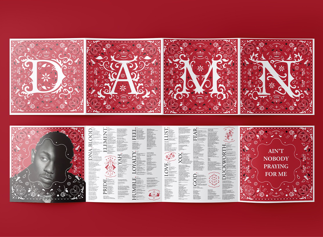 Damn (Kendrik Lamar Album) Vinyl Cover