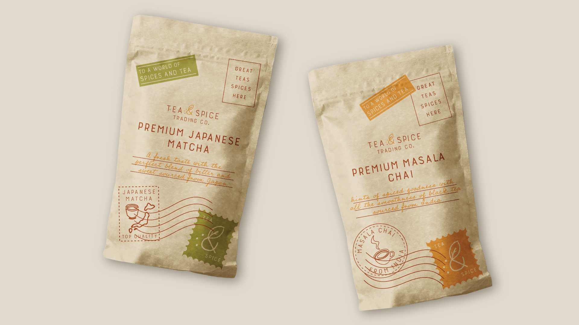 Tea & Spice Trading Co. Branding