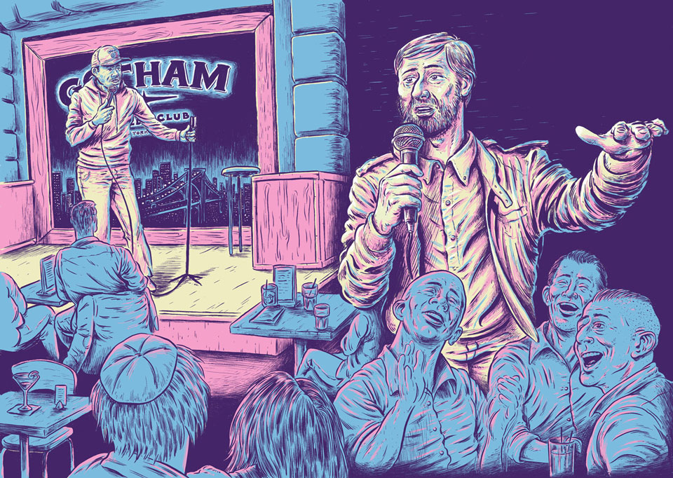 Killing For Laughs — An Illustrated Portrait of Stand-Up Comedy in New York City