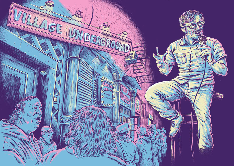 Killing For Laughs — An Illustrated Portrait of Stand-Up Comedy in New York City