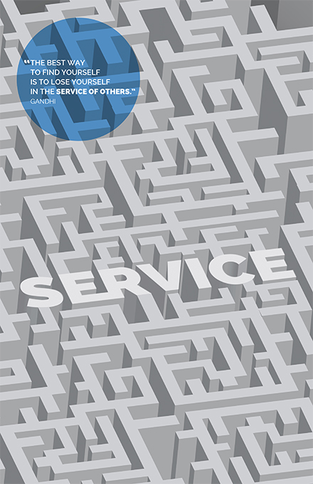 Service Philanthropy Poster