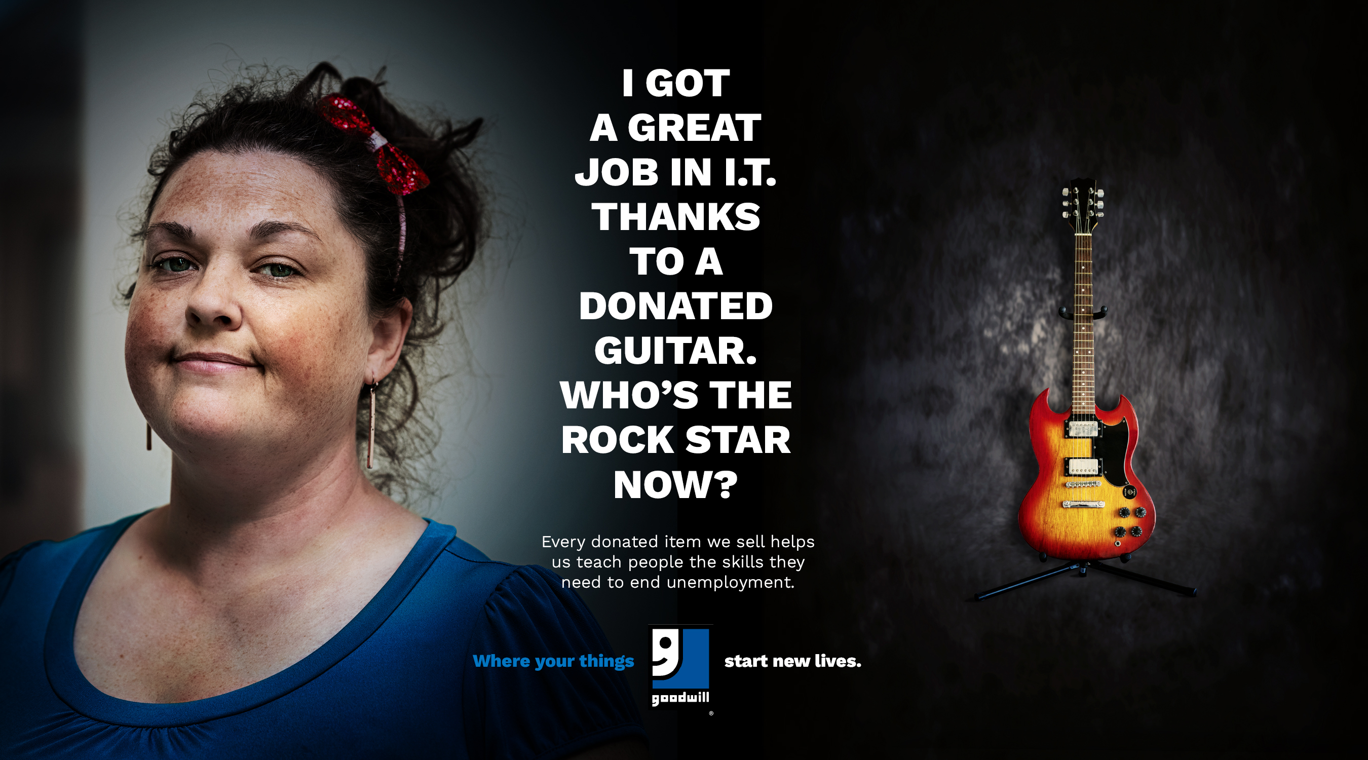 Goodwill. Where your things start new lives.