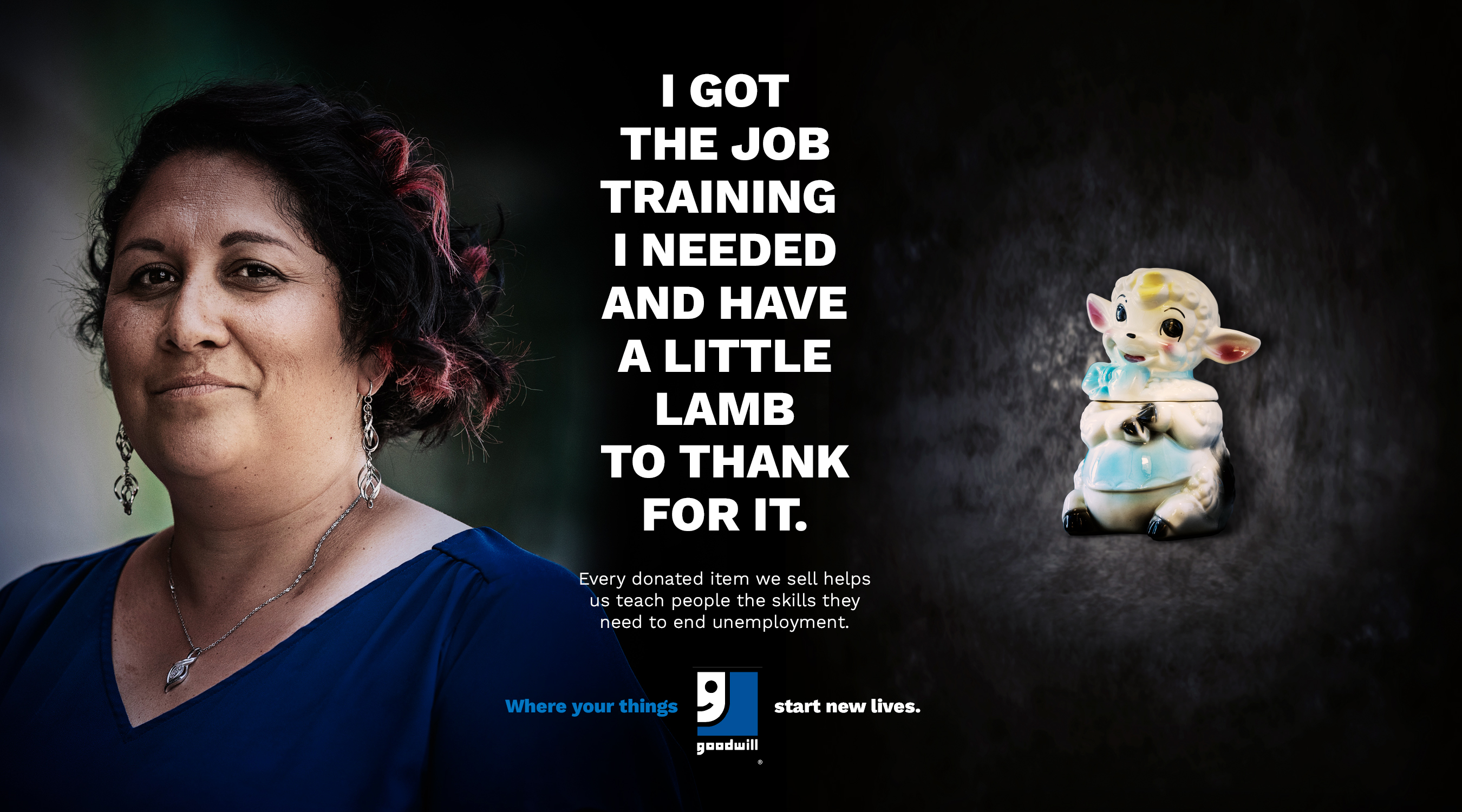 Goodwill. Where your things start new lives.