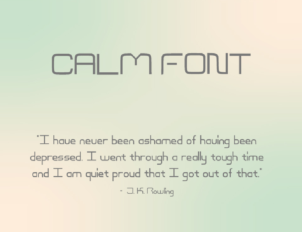 Calm Font