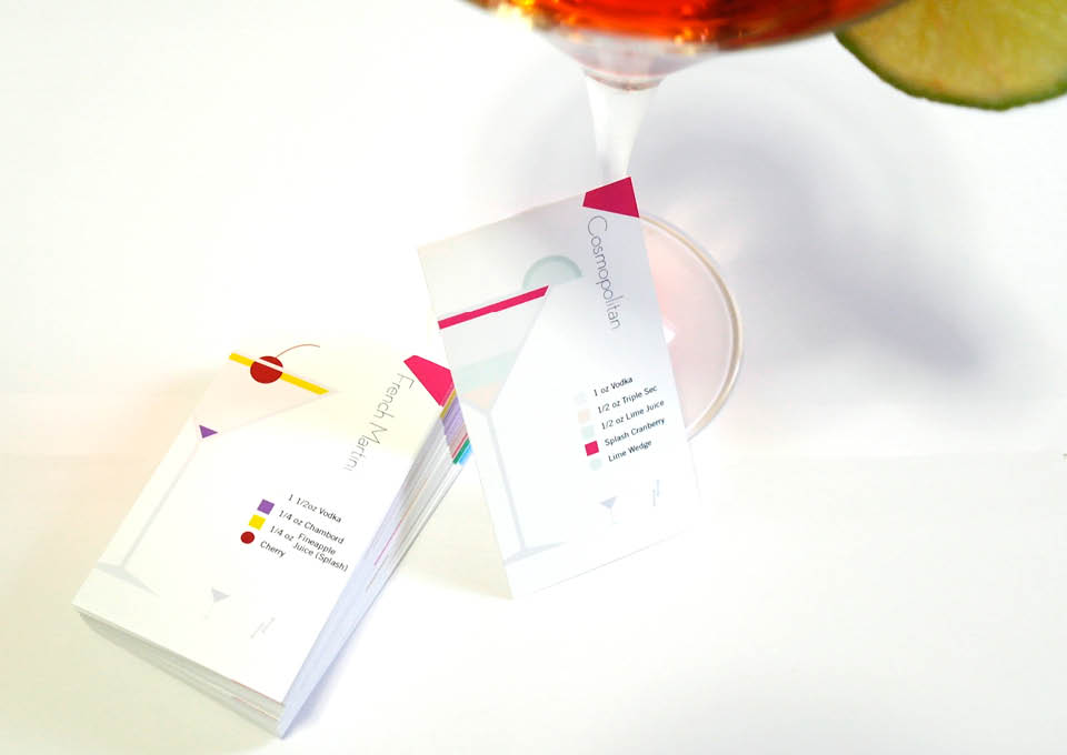 Cocktail Recipes Card