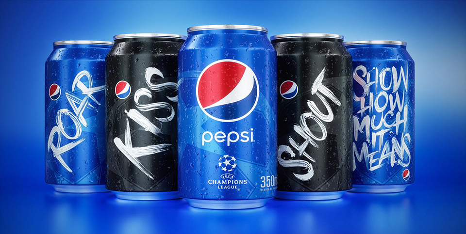 Pepsi x UEFA Champions League Final Cardiff Limited Edition Cans