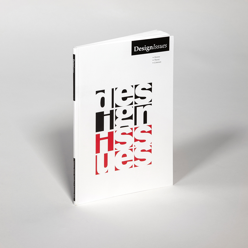 Cover design for ‘Design Issues’, a design journal