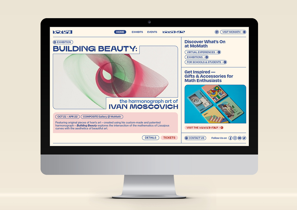Museum Rebrand: Museum of Mathematics