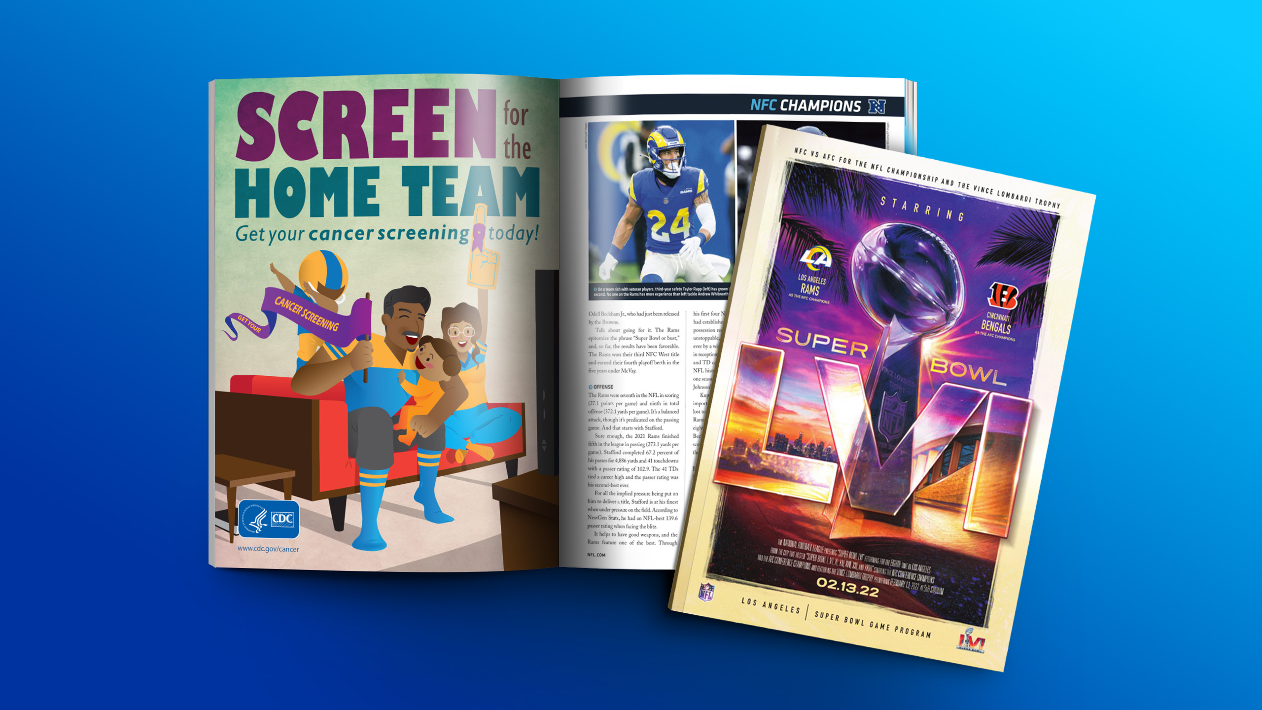 Official Super Bowl 56 Ad campaign