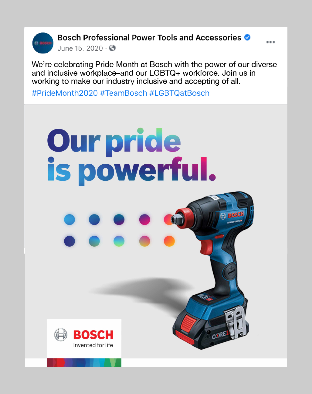 Auto Parts & Power Tools Pride Month Social Posts