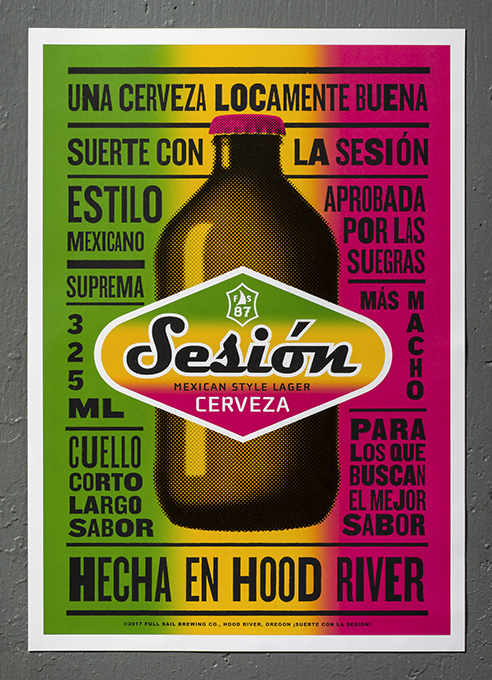 Cerveza Sesión Poster
