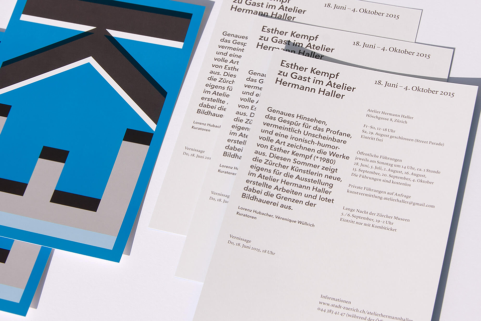 Esther Kempf at Atelier Hermann Haller