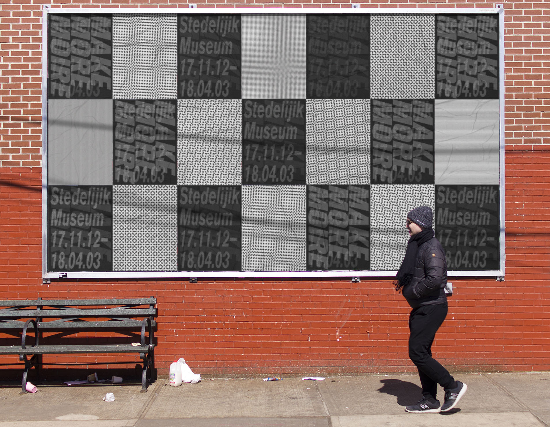 Stedelijk Moire Poster