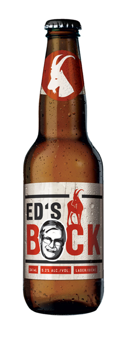 Ed's Bock Retirement Beer Packaging