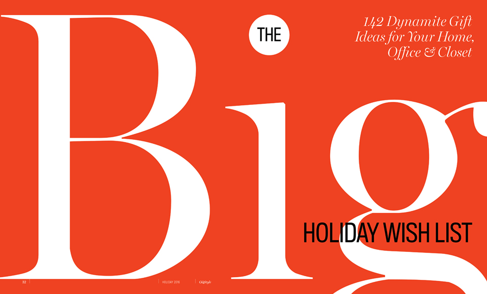 The Big Holiday Wishlist