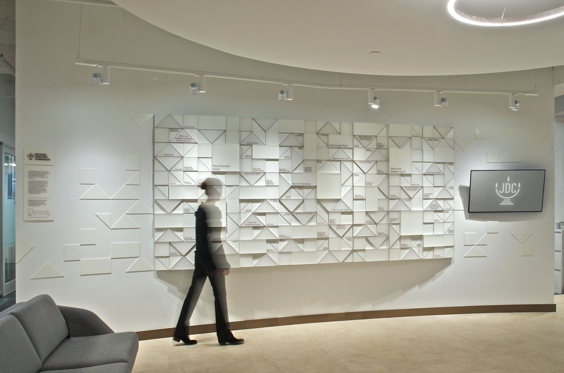 JDC Donor Recognition Wall 
