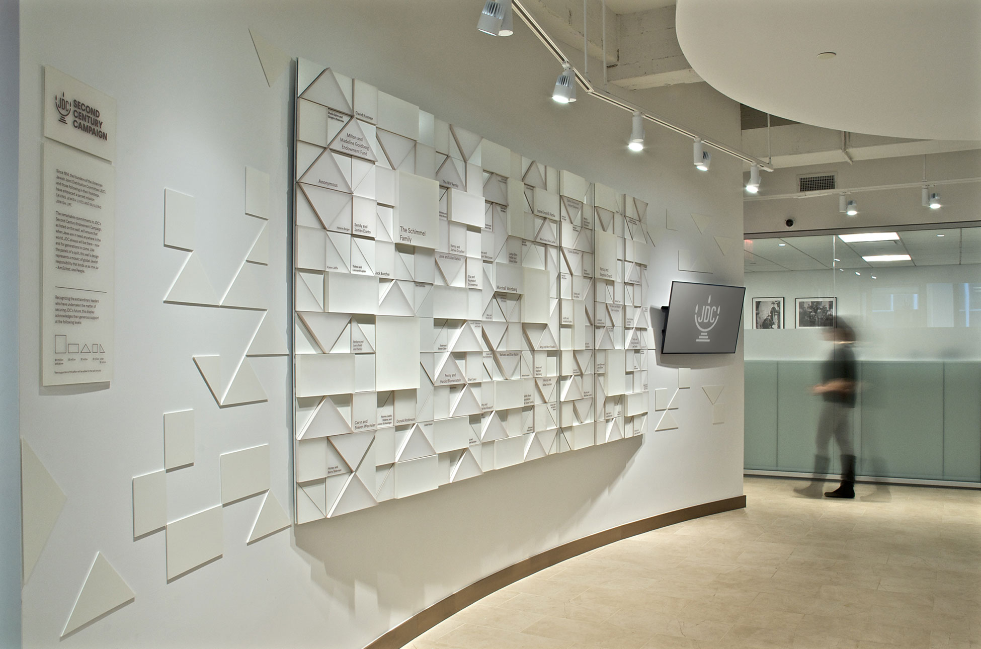 JDC Donor Recognition Wall 
