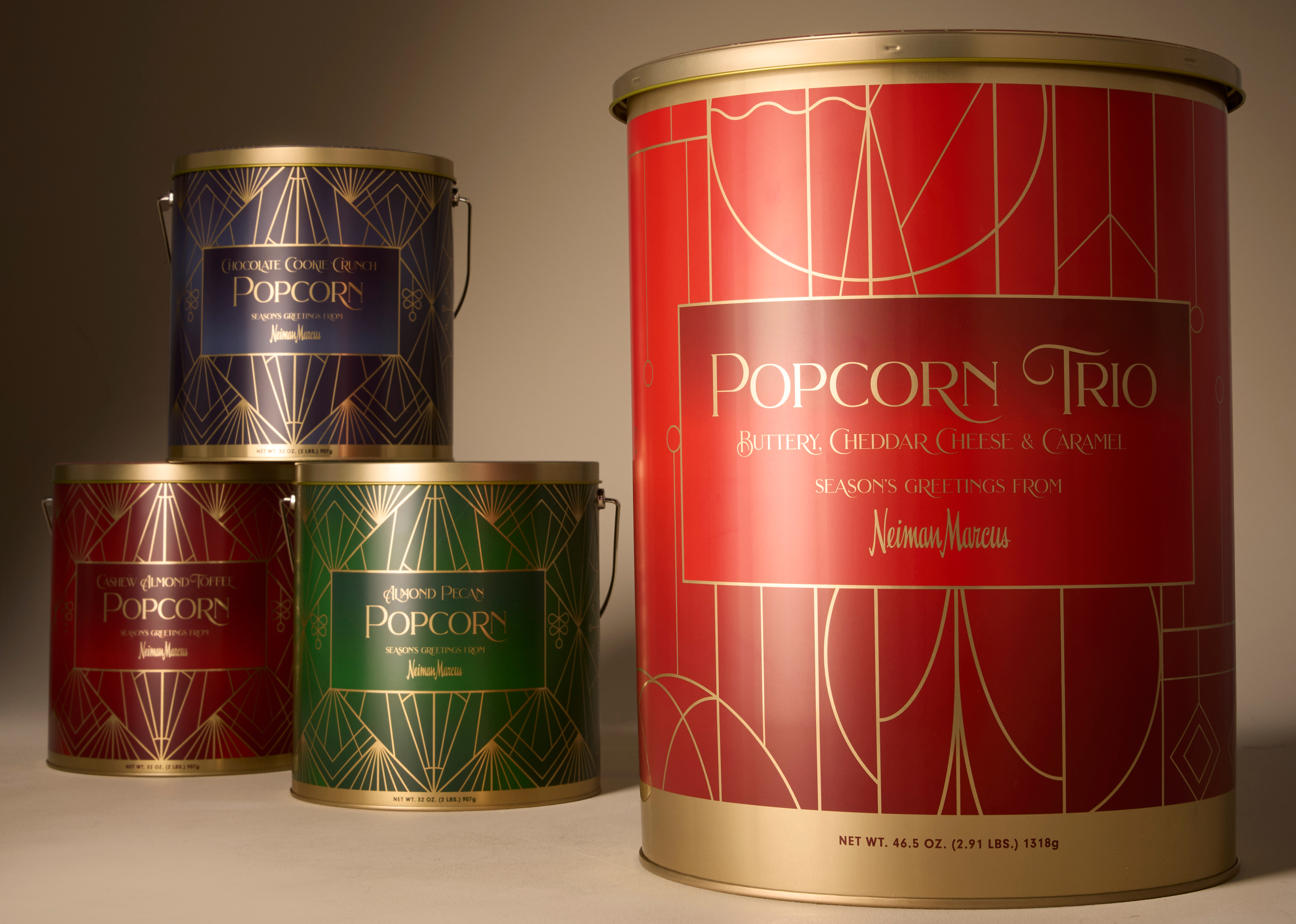 Epicure Popcorn Tins
