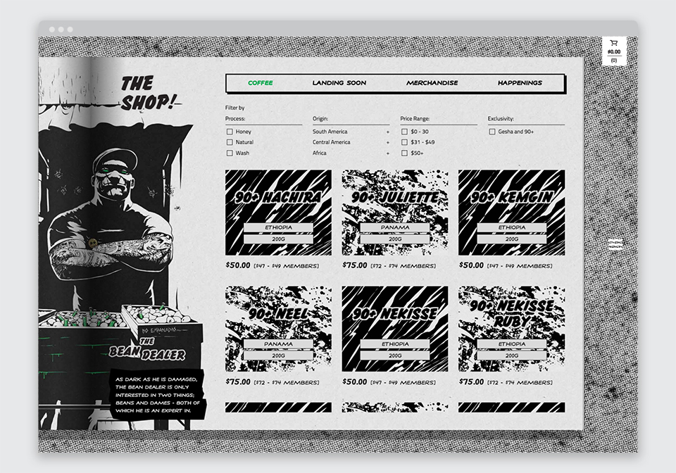 The Reformatory Caffeine Lab Website