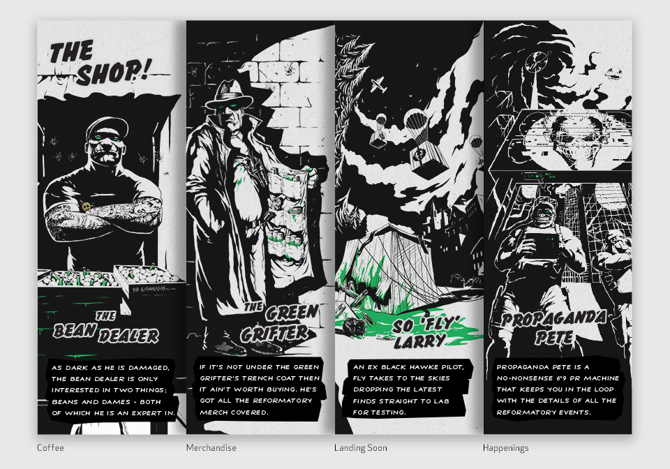 The Reformatory Caffeine Lab Website