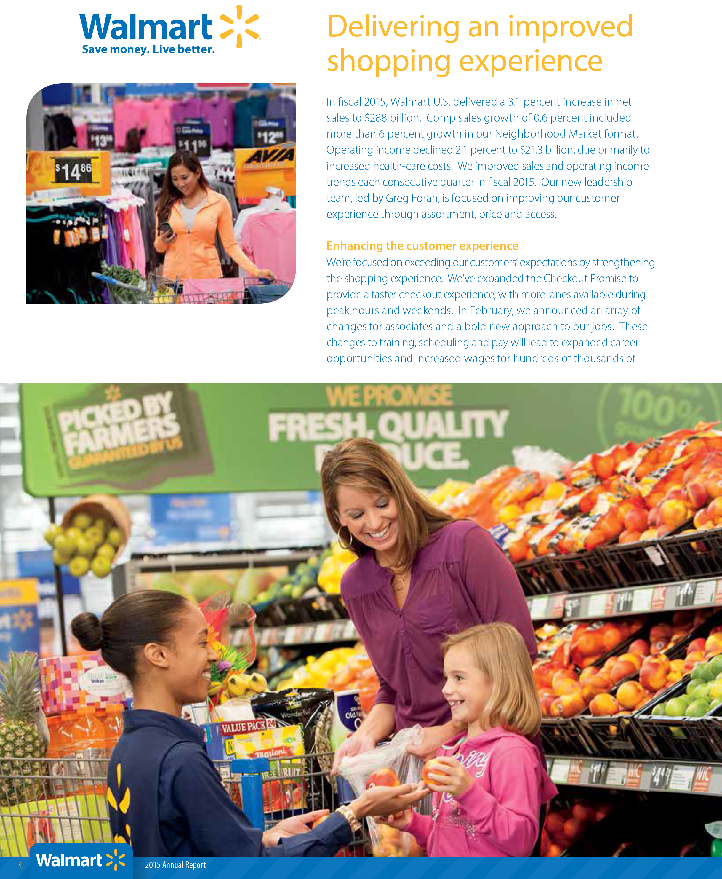 Walmart 2015 Annual Report - Winning the Future of Retail One Customer at a Time