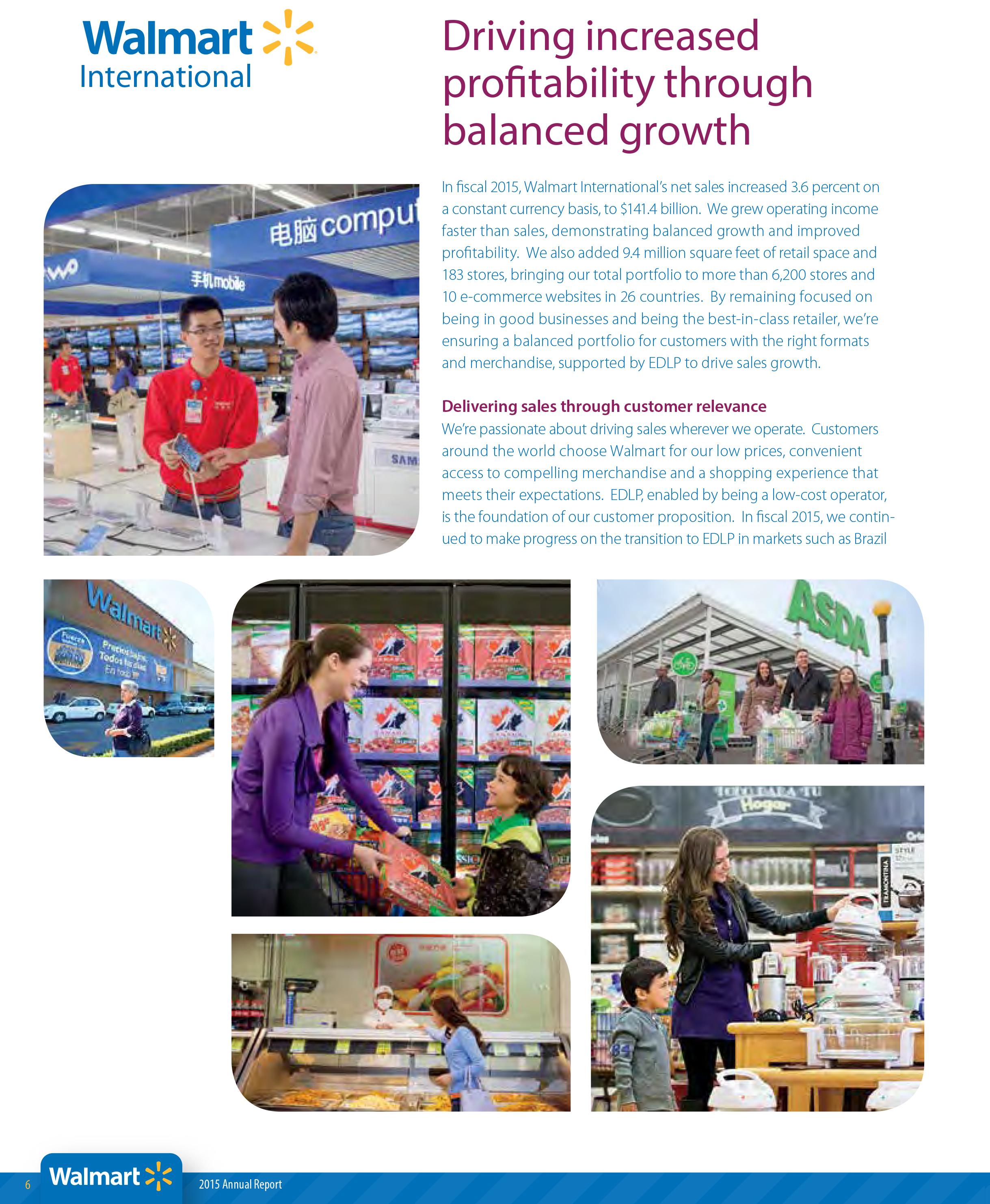 Walmart 2015 Annual Report - Winning the Future of Retail One Customer at a Time