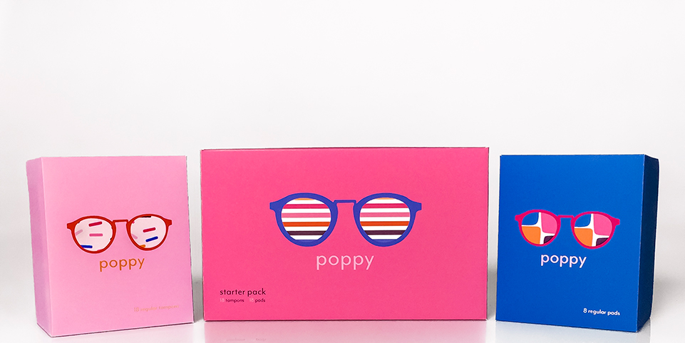 Poppy Tampons and Pads