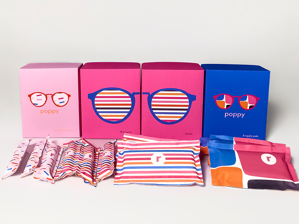 Poppy Tampons and Pads