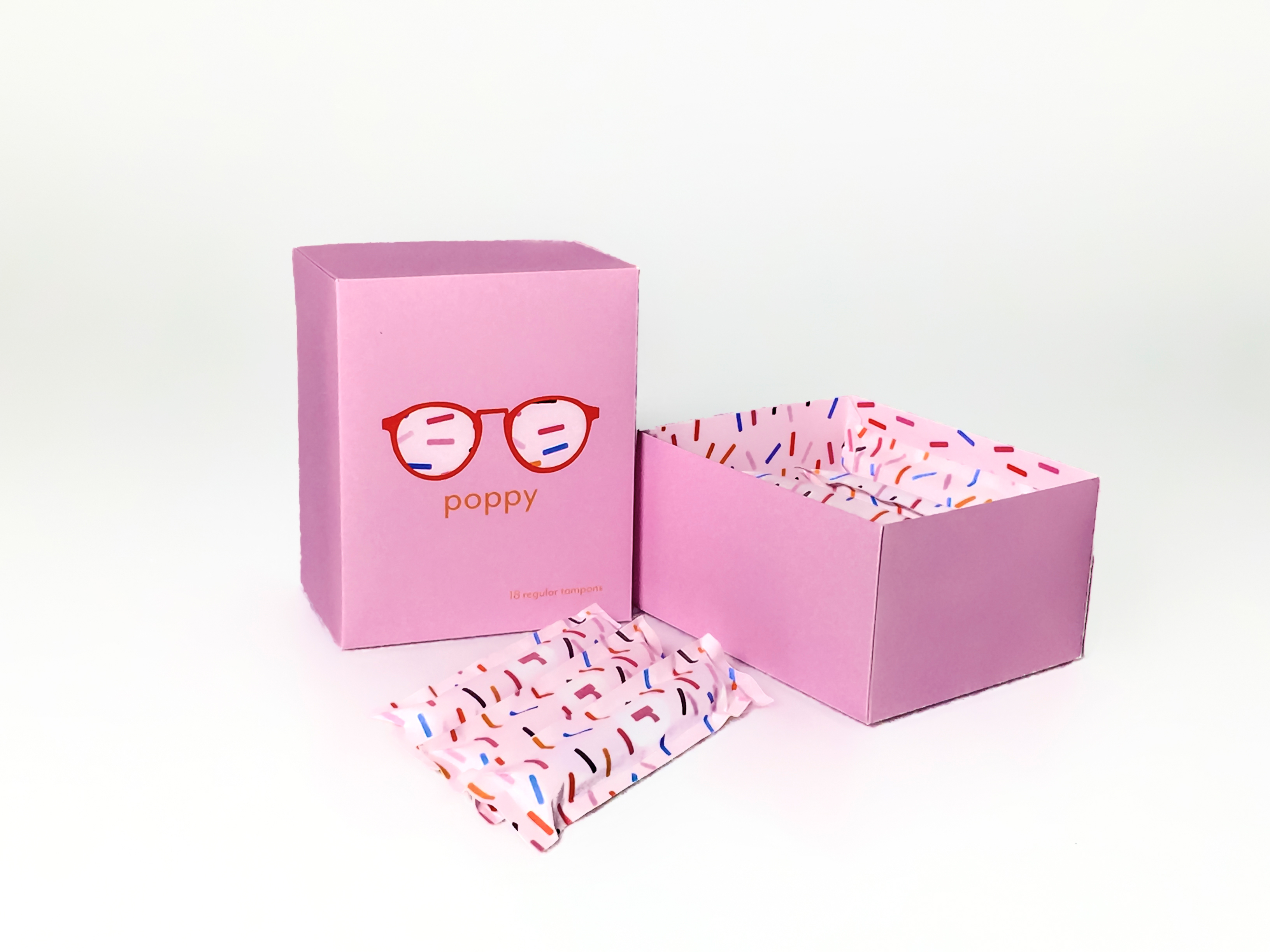 Poppy Tampons and Pads