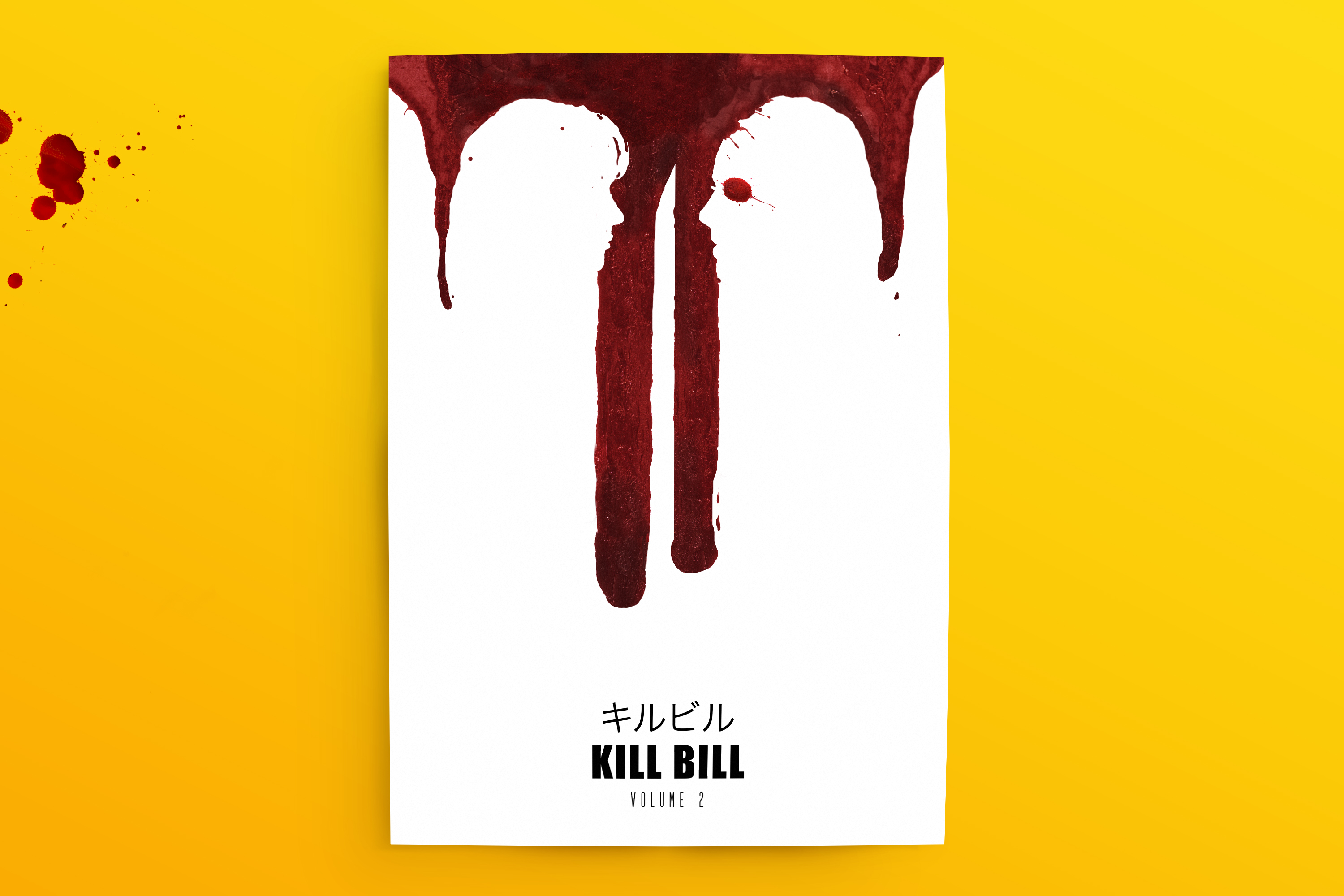 Kill Bill Posters Volume 1 and 2 
