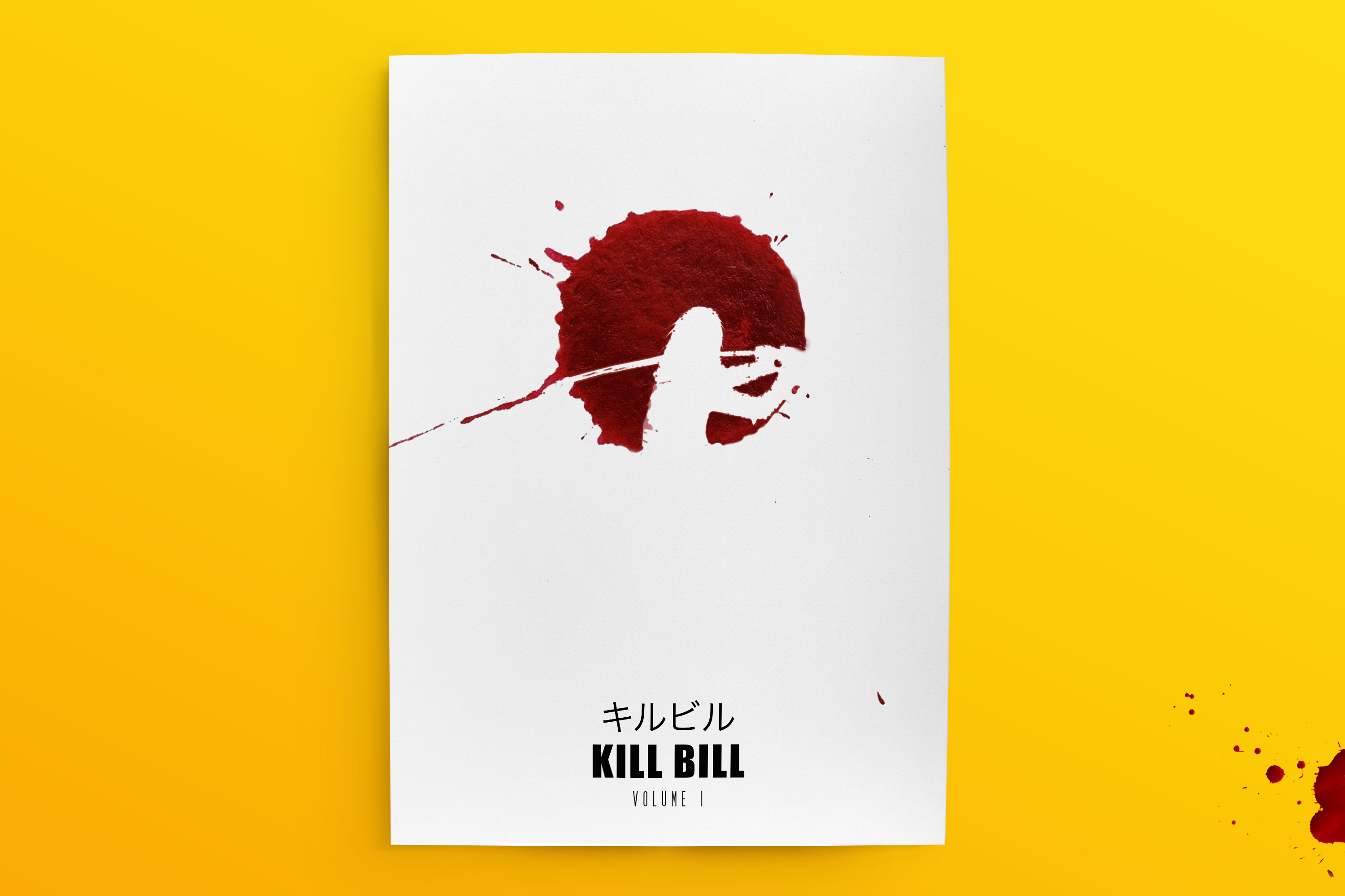 Kill Bill Posters Volume 1 and 2 