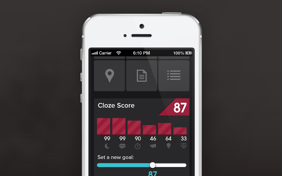 Cloze Identity and Application Design