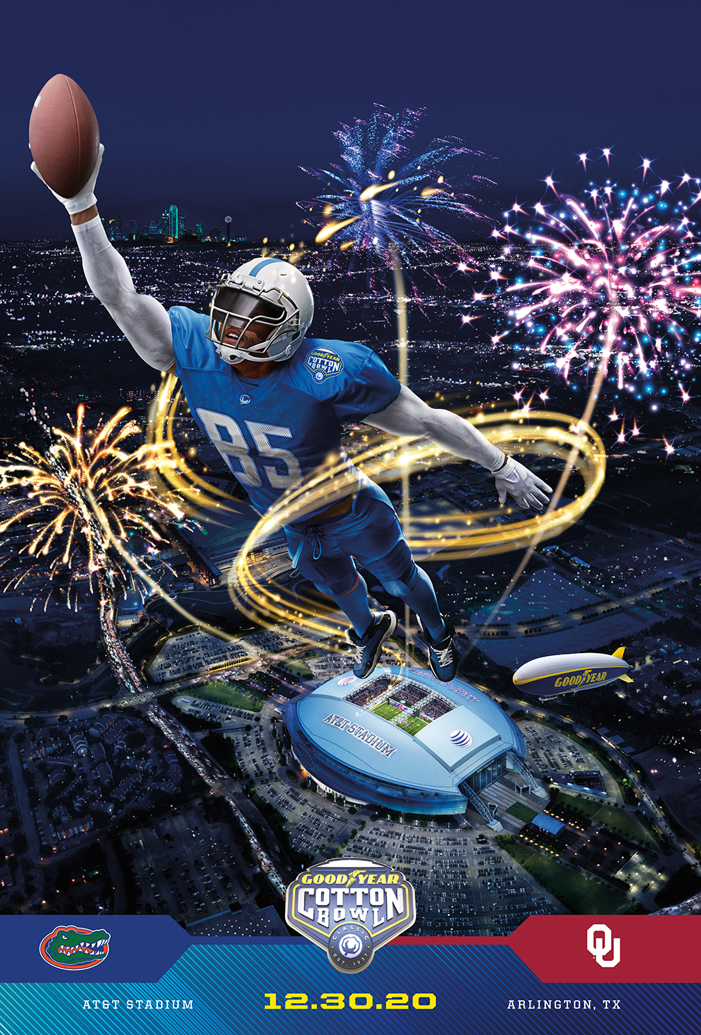 Goodyear Cotton Bowl Poster