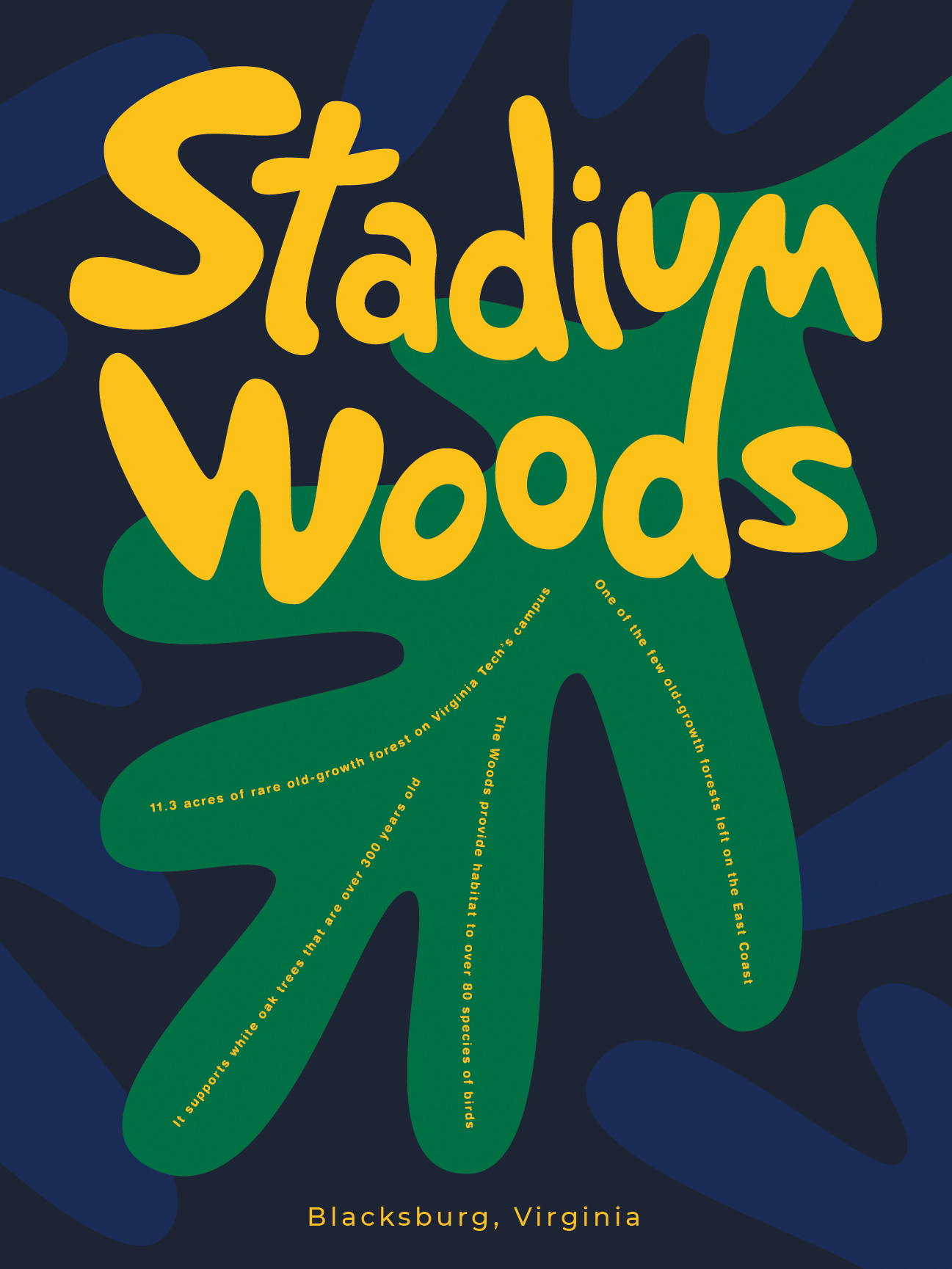 Stadium Woods Poster