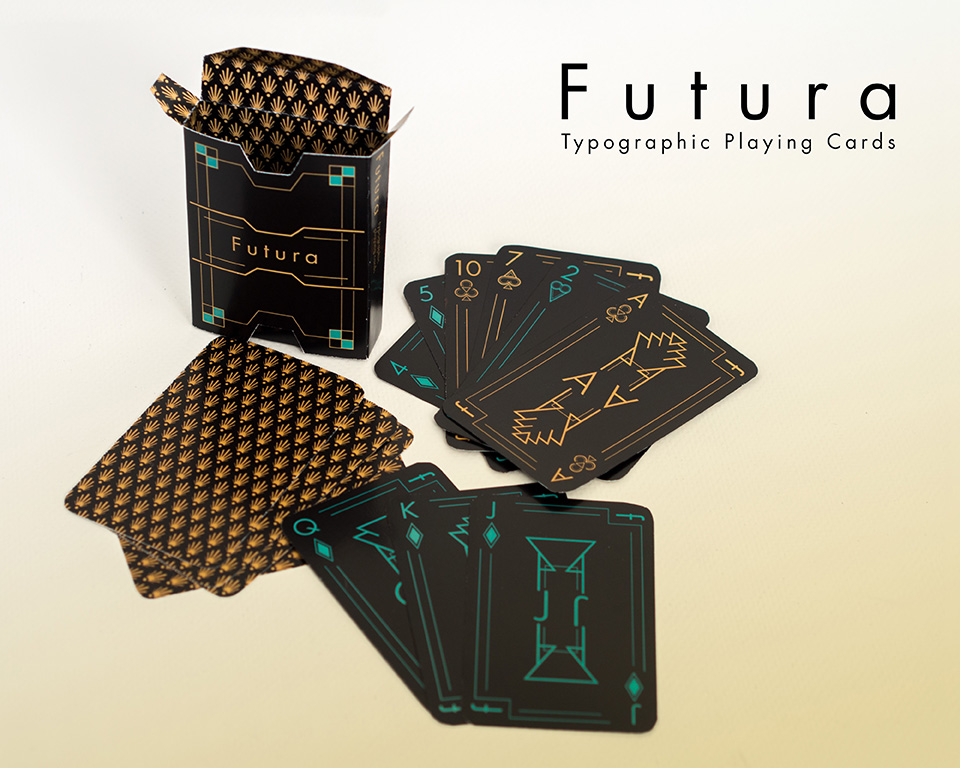 Futura: Typographic Playing Cards