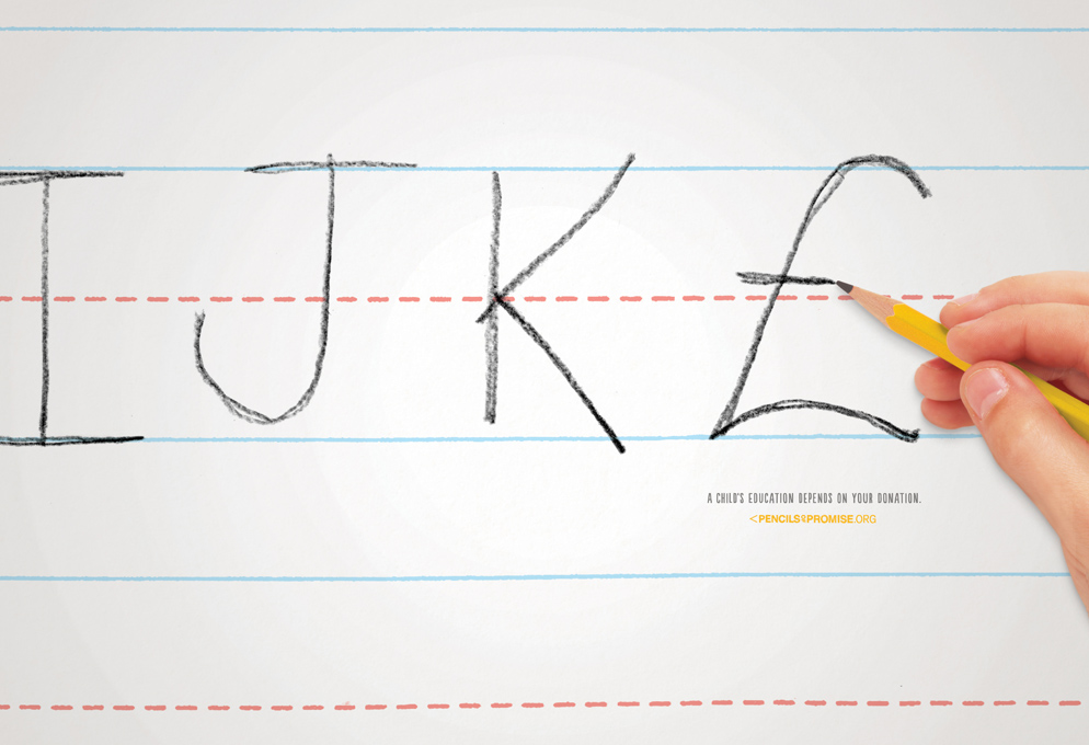 Pencils of Promise: ALPHABET$