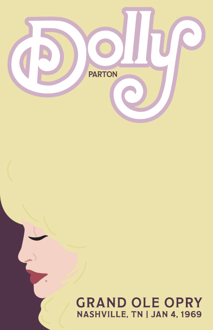 Dolly Parton Concert Poster