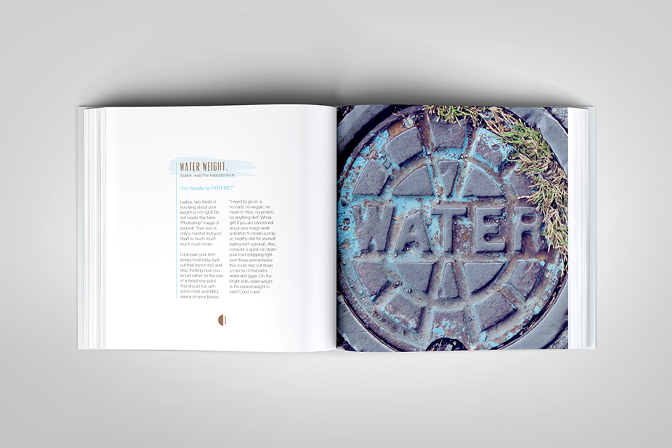 Found Typography - "Woman Hole" 