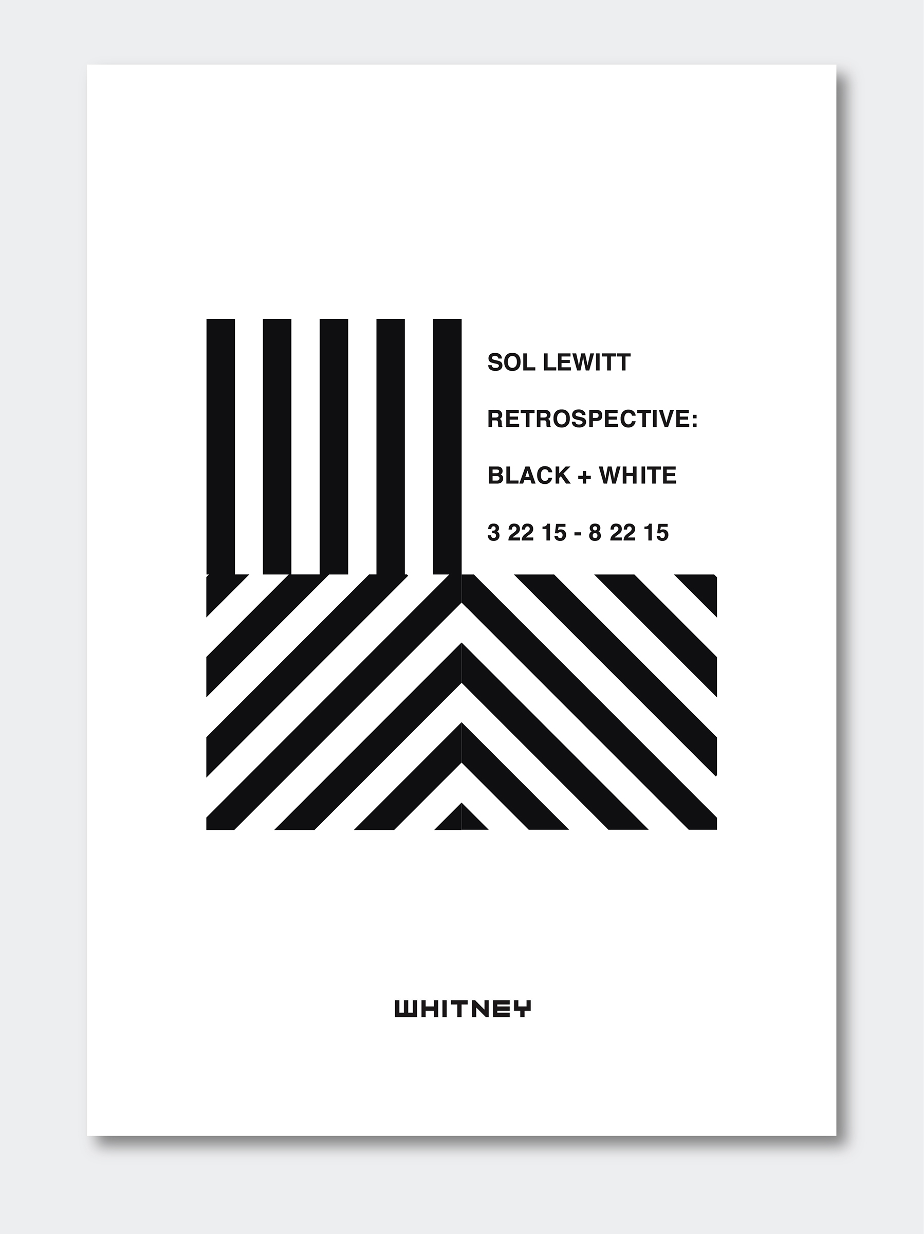 Sol Lewitt Exhibition Poster